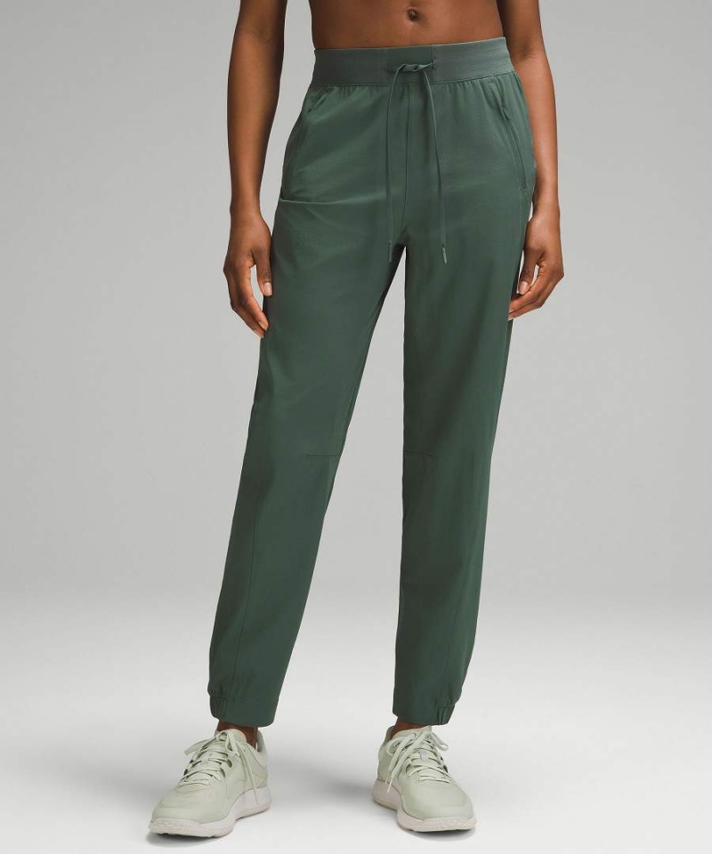 Pantalon Jogger Lululemon License to Train High-Rise Mujer Verde Oscuro Chile | 128DSTAVX