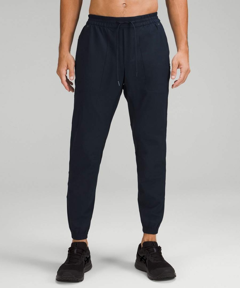 Pantalon Jogger Lululemon License to Train Altas Hombre Azul Marino Chile | 296YLJFOM