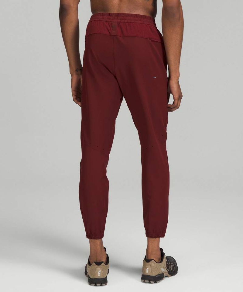 Pantalon Jogger Lululemon License to Train Hombre Rojas Burdeos Chile | 657UANQCE