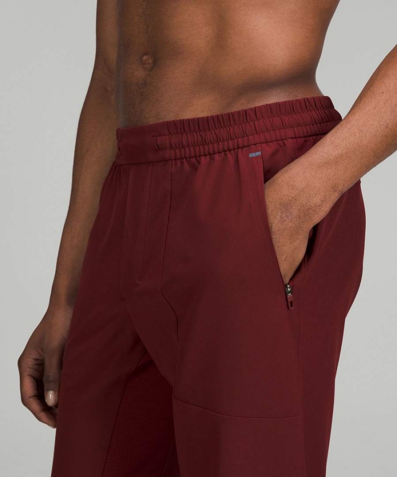 Pantalon Jogger Lululemon License to Train Hombre Rojas Burdeos Chile | 657UANQCE