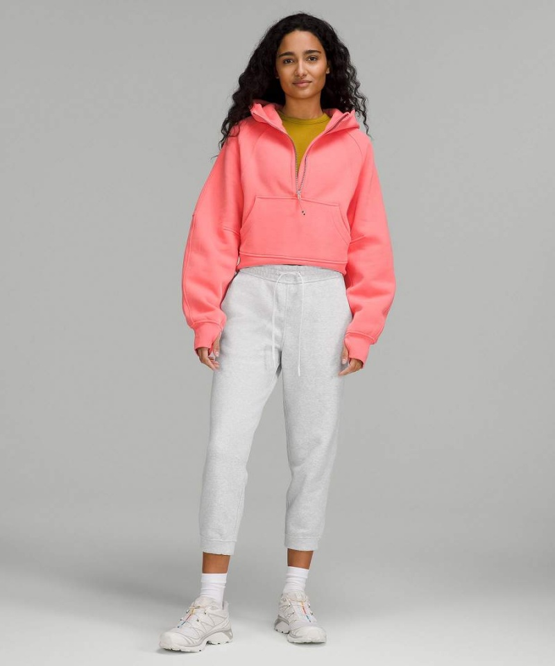 Pantalon Jogger Lululemon Loungeful High-Rise Cropped Mujer Gris Claro Chile | 176UZHDXY