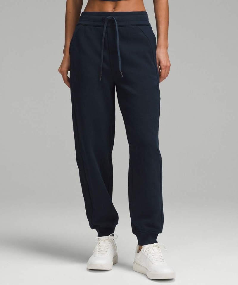 Pantalon Jogger Lululemon Scuba High-Rise Relaxed Full Length Mujer Azul Marino Chile | 982JAUNPD