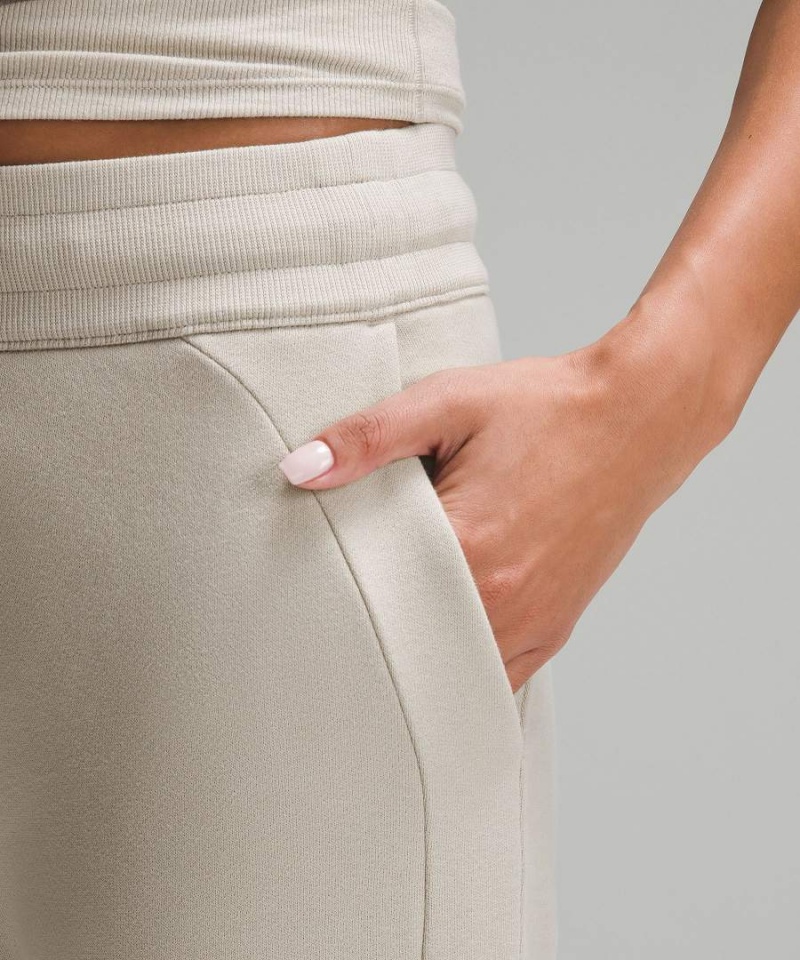 Pantalon Jogger Lululemon Scuba High-Rise Cropped Mujer Beige Chile | 574WRYCJL