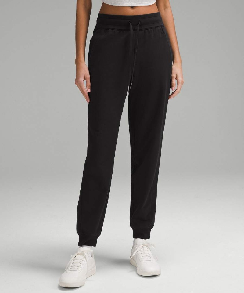 Pantalon Jogger Lululemon Scuba High-Rise French Terry Mujer Negras Chile | 075YZMXPT