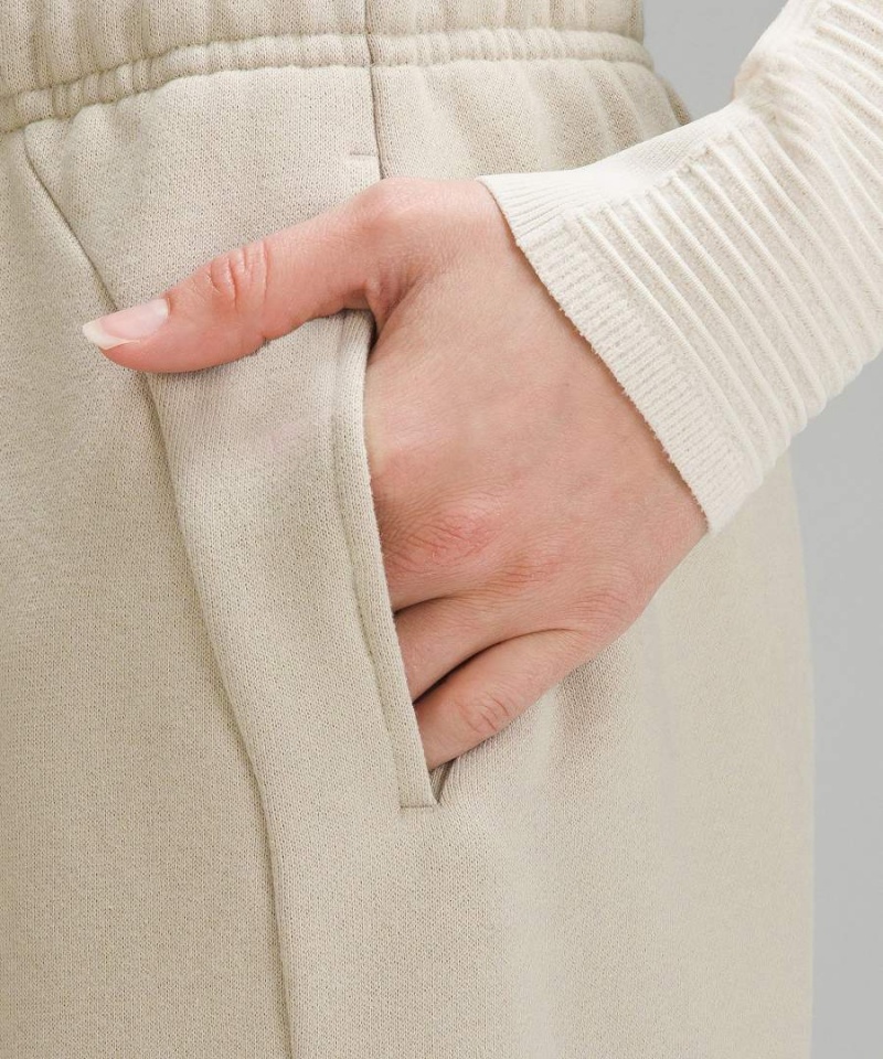 Pantalon Jogger Lululemon Scuba Mid-Rise Oversized Regular Mujer Beige Chile | 127NGARCJ