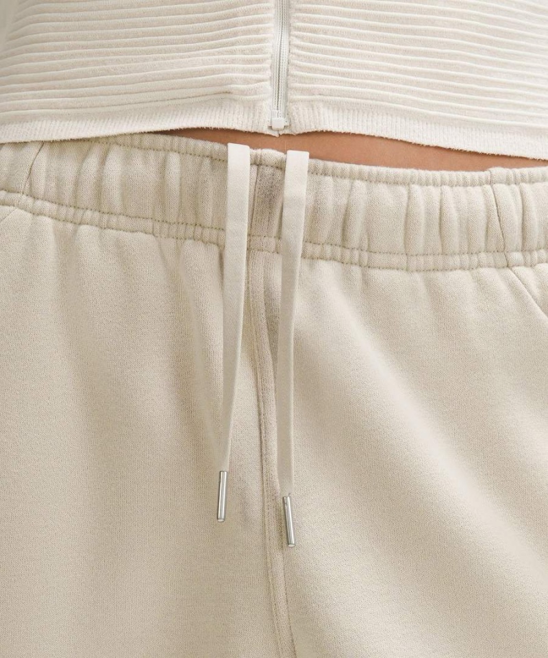 Pantalon Jogger Lululemon Scuba Mid-Rise Oversized Regular Mujer Beige Chile | 127NGARCJ