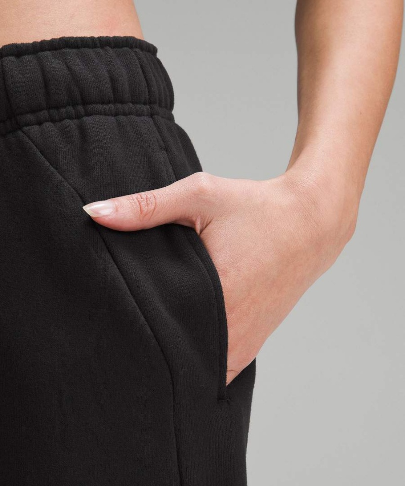 Pantalon Jogger Lululemon Scuba Mid-Rise Oversized Corta Mujer Negras Chile | 716CTXMSA