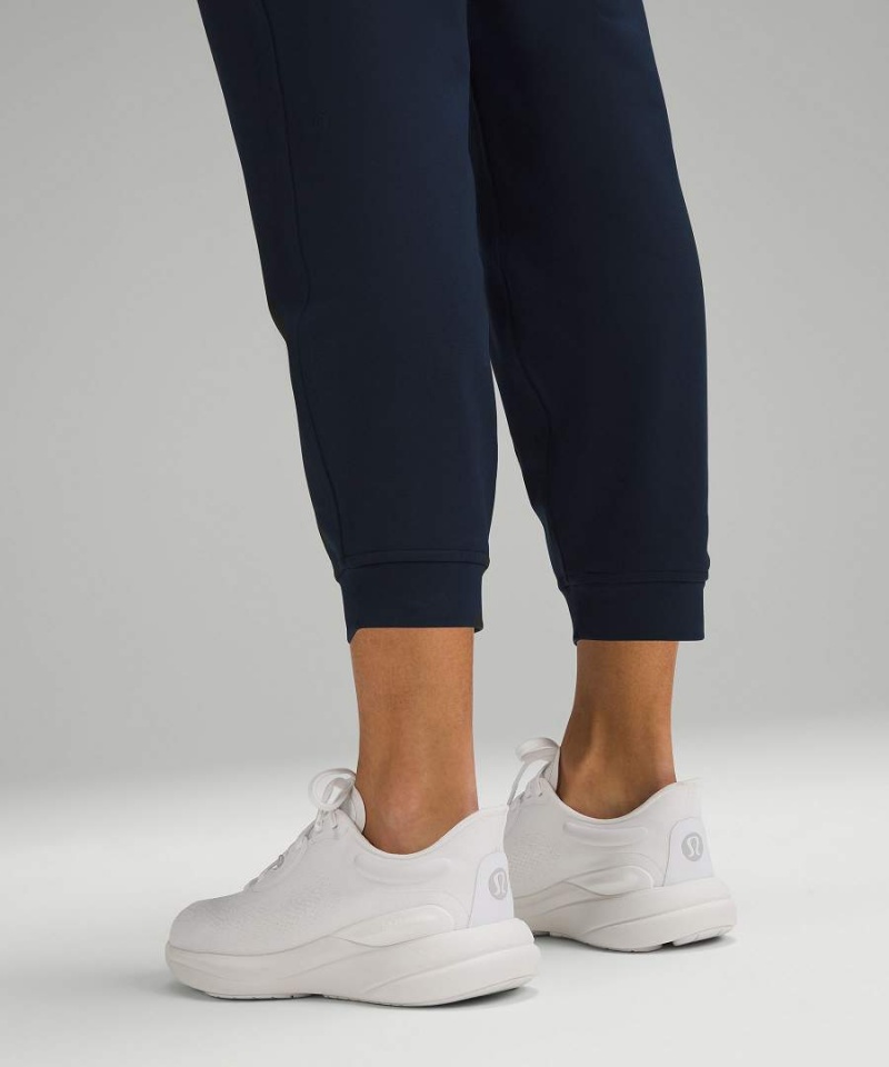 Pantalon Jogger Lululemon Soft Jersey Classic-Fit Mid-Rise Mujer Azul Marino Chile | 906DWMTEK