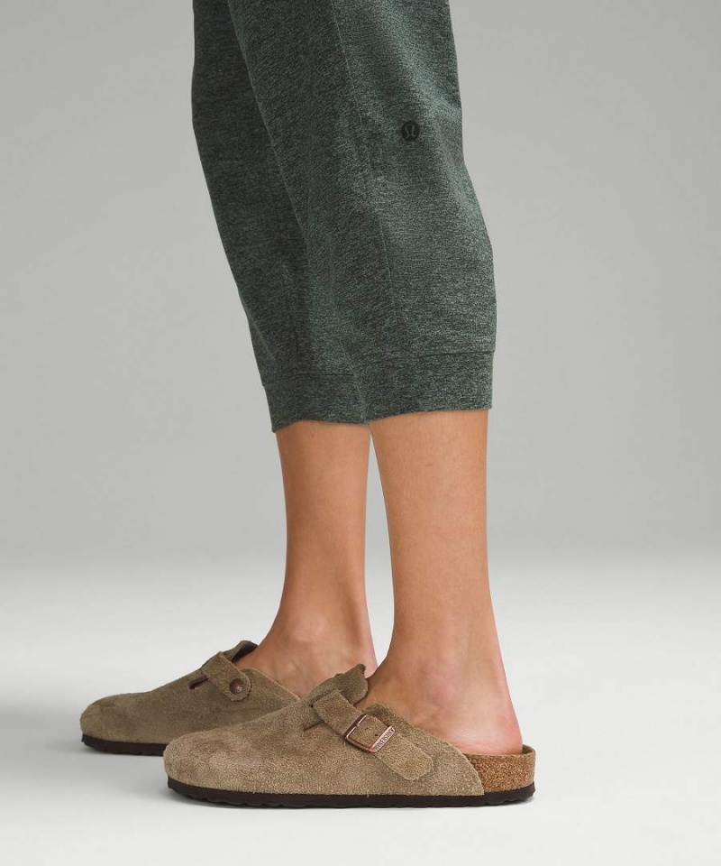 Pantalon Jogger Lululemon Soft Jersey Classic-Fit Mid-Rise Cropped Mujer Verde Chile | 096UXNLQY