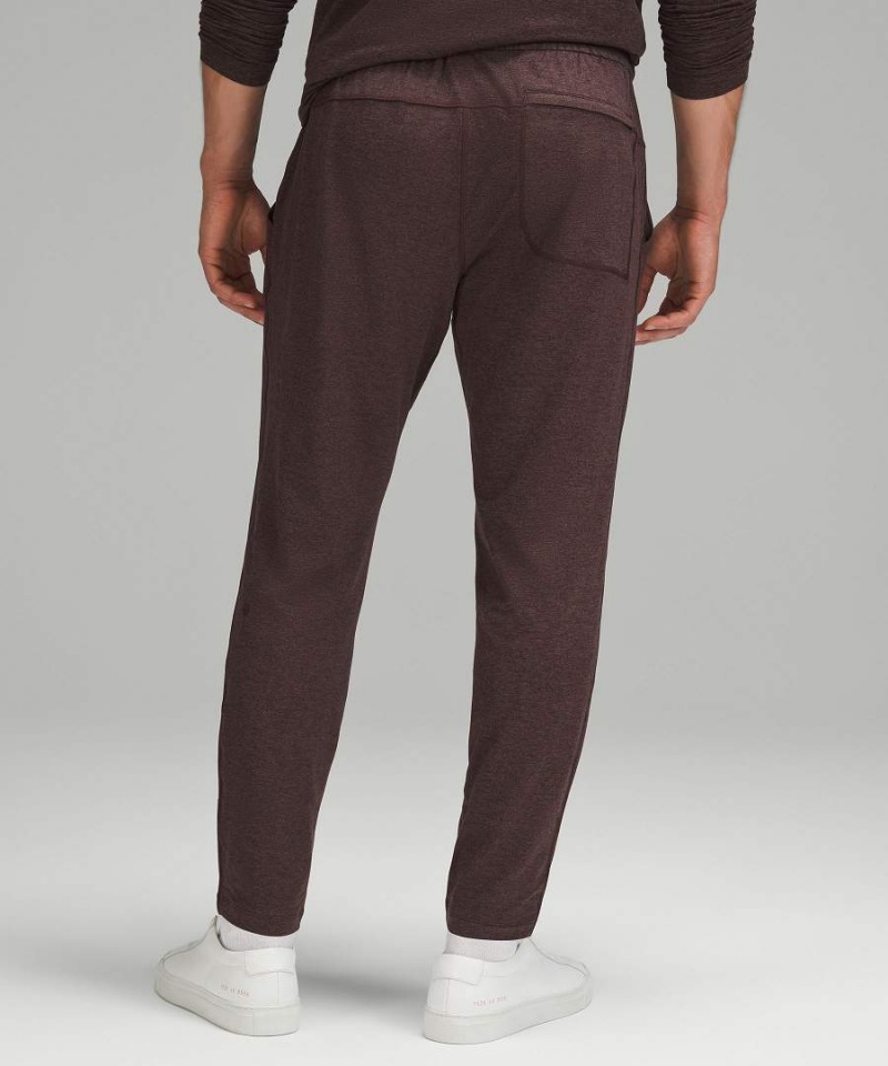 Pantalon Jogger Lululemon Soft Jersey Tapered Hombre Chocolate Chile | 374NBKLIW