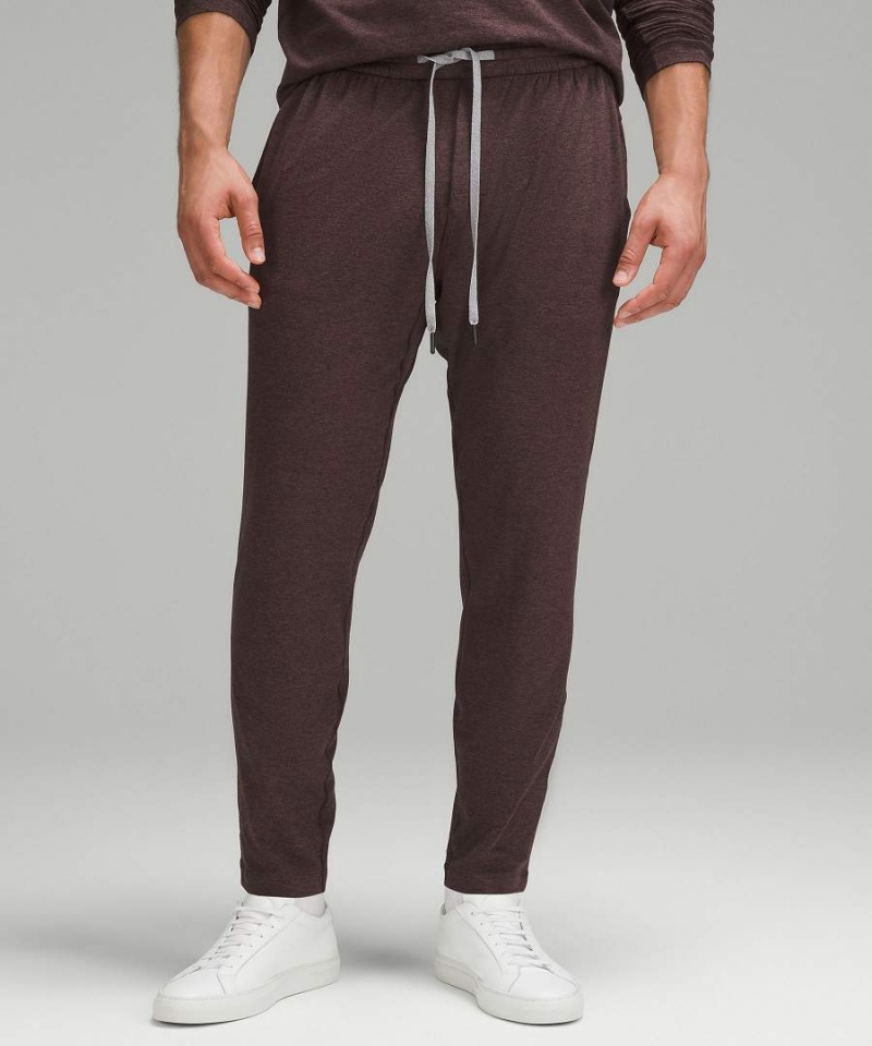 Pantalon Jogger Lululemon Soft Jersey Tapered Hombre Chocolate Chile | 374NBKLIW
