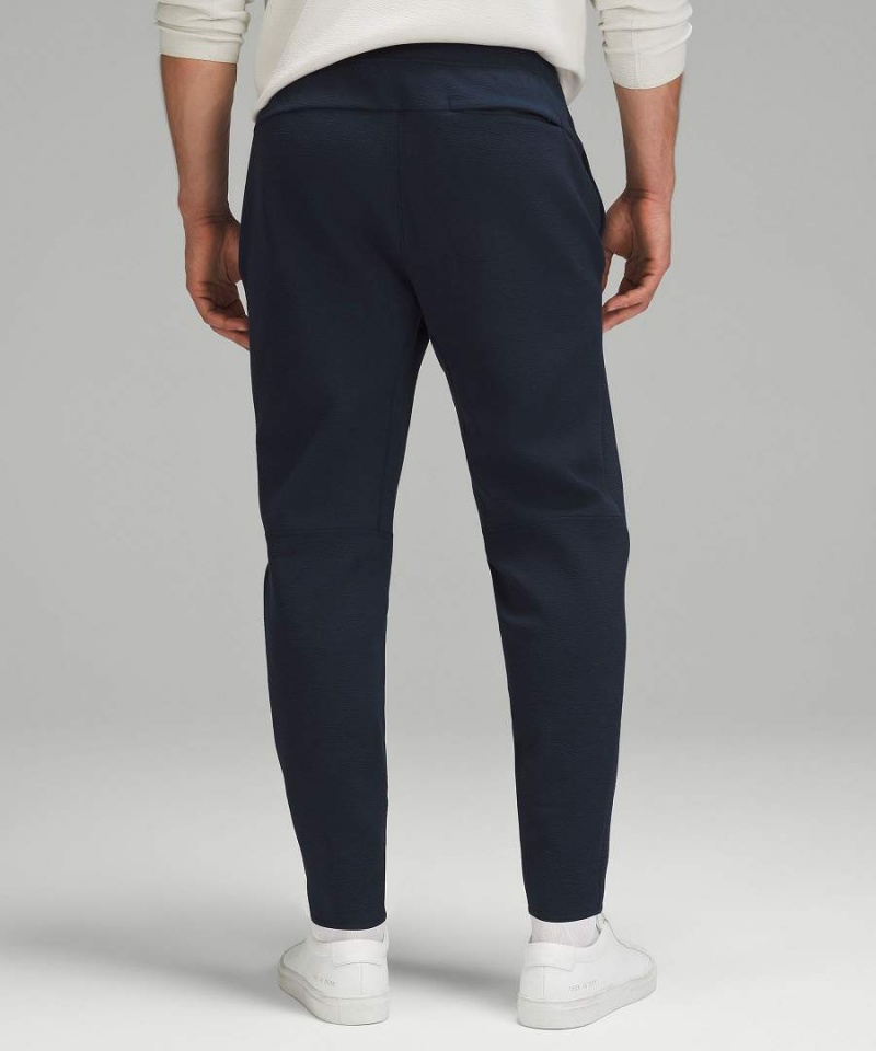 Pantalon Jogger Lululemon Textured Spacer Classic-Tapered Hombre Azul Marino Chile | 943MVDSLK