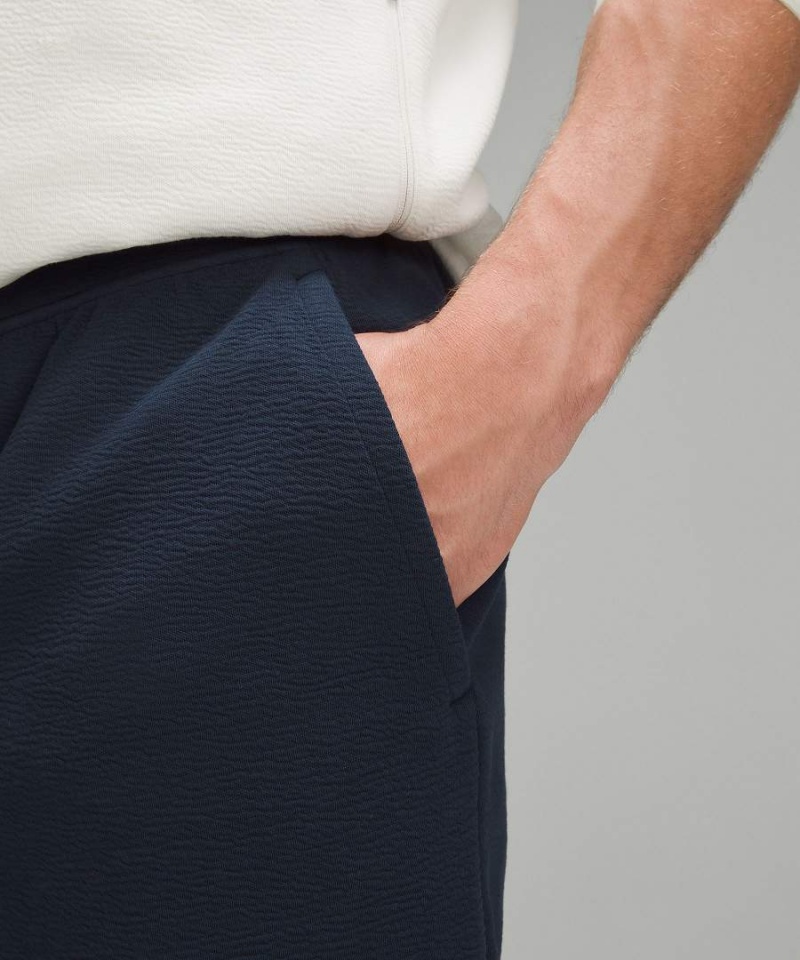 Pantalon Jogger Lululemon Textured Spacer Classic-Tapered Hombre Azul Marino Chile | 943MVDSLK