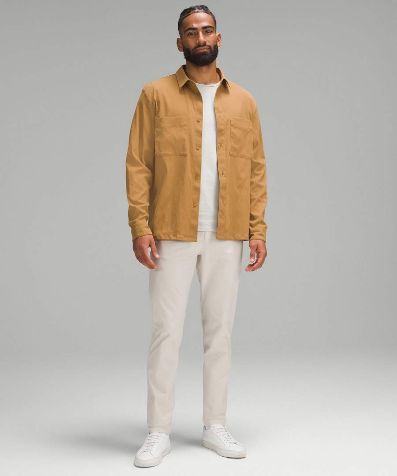 Pantalon Lululemon ABC Bonded Twill 5 Pocket Hombre Beige Blancas Chile | 641NPTDYH