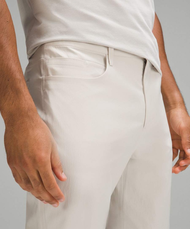 Pantalon Lululemon ABC Bonded Twill 5 Pocket Hombre Beige Blancas Chile | 641NPTDYH