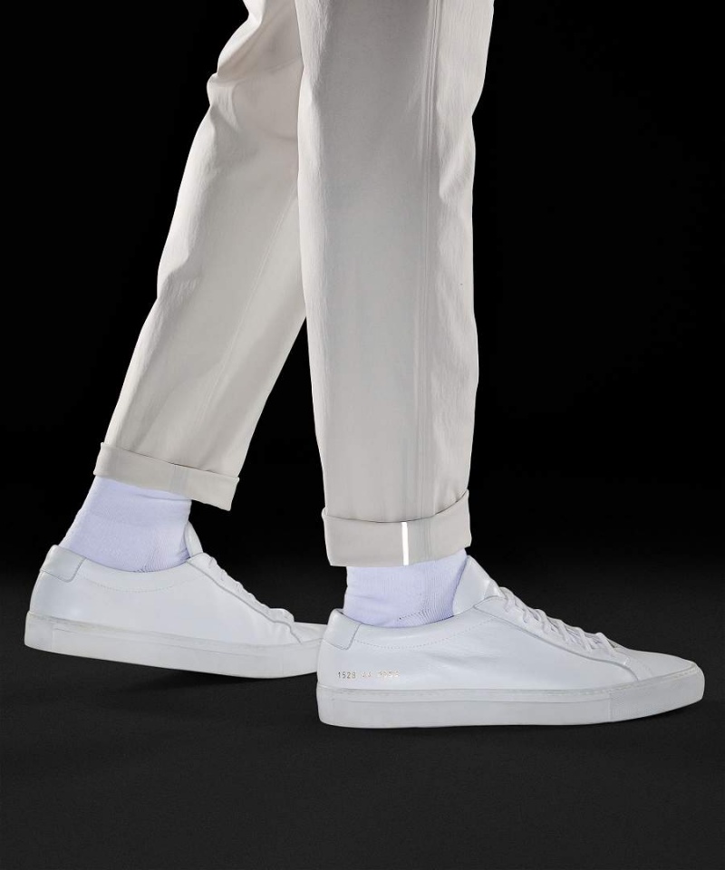 Pantalon Lululemon ABC Bonded Twill 5 Pocket Hombre Beige Blancas Chile | 641NPTDYH