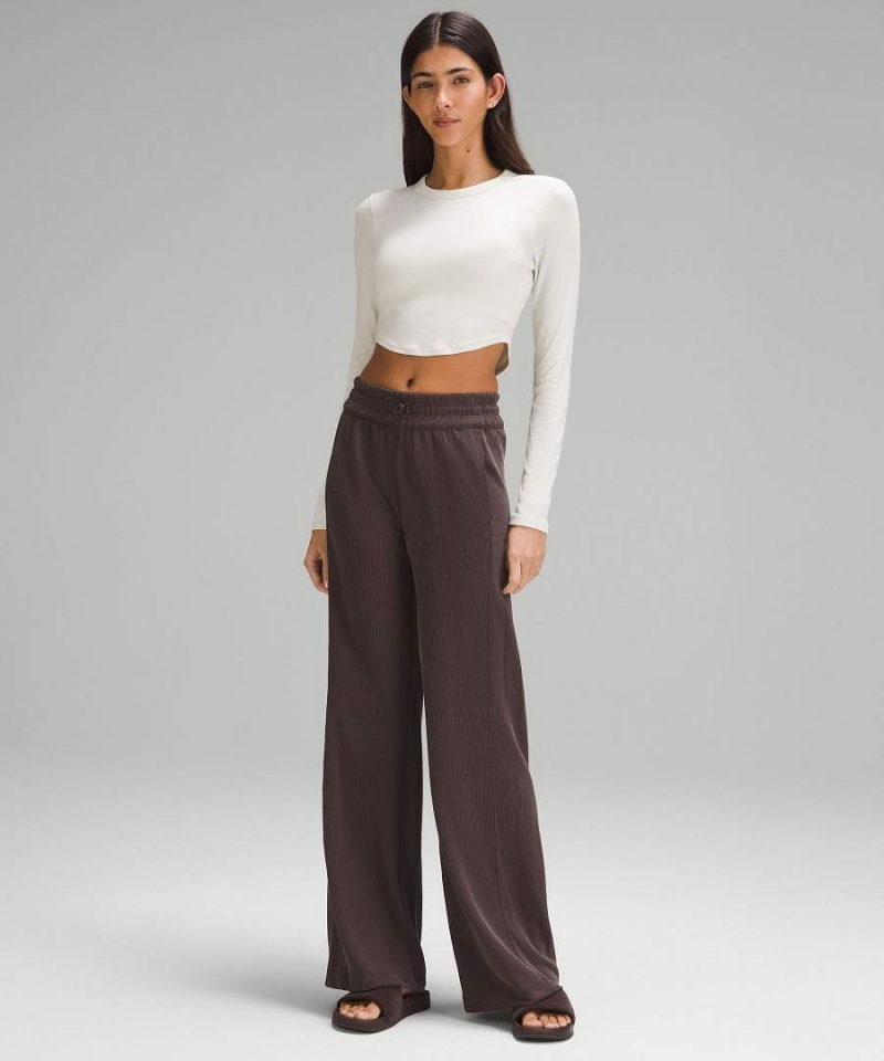 Pantalon Lululemon Acanalado Softstreme Mid-Rise 32.5