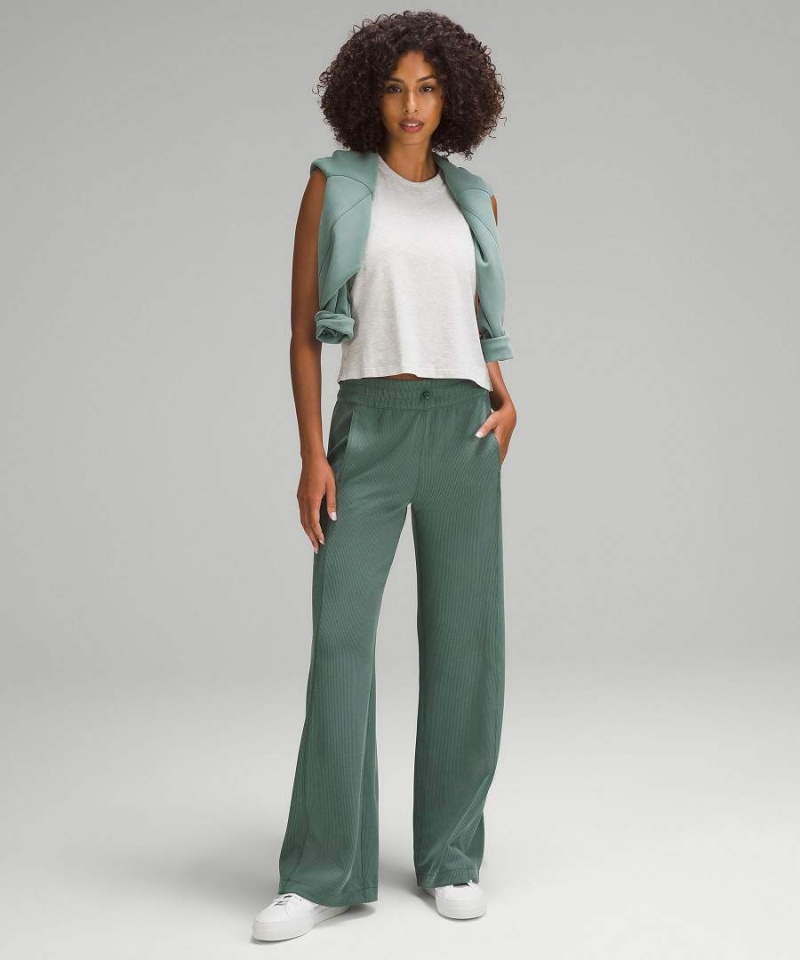 Pantalon Lululemon Acanalado Softstreme Mid-Rise 32.5