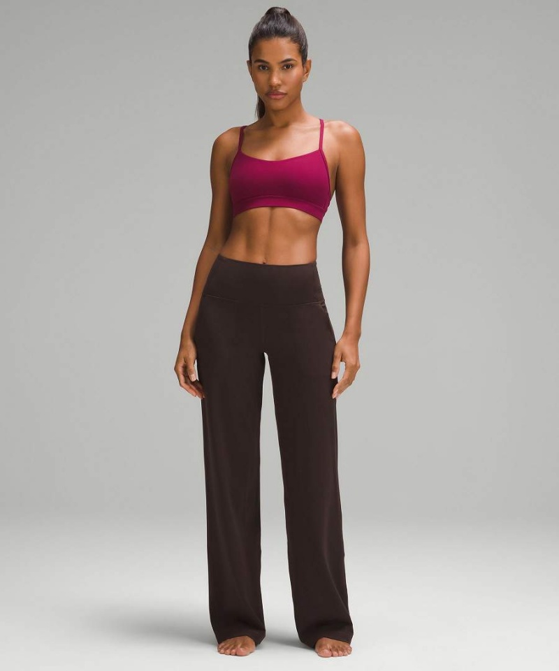 Pantalon Lululemon Align™ High-Rise Anchos-Leg Altas Mujer Negras Chile | 587GXYSDJ