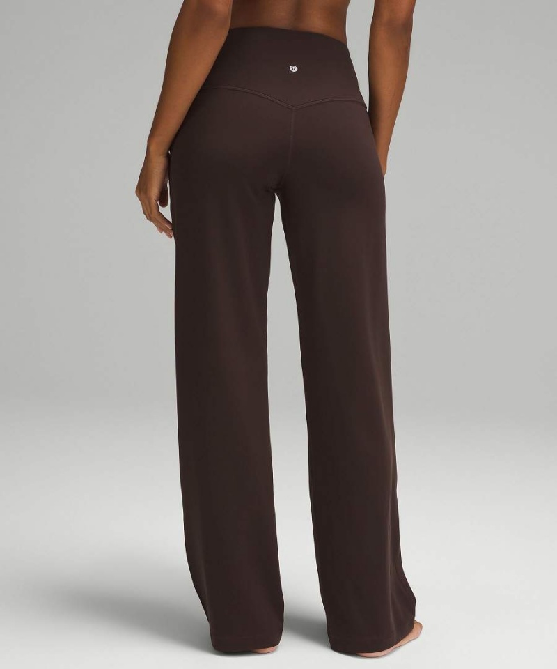 Pantalon Lululemon Align™ High-Rise Anchos-Leg Altas Mujer Negras Chile | 587GXYSDJ