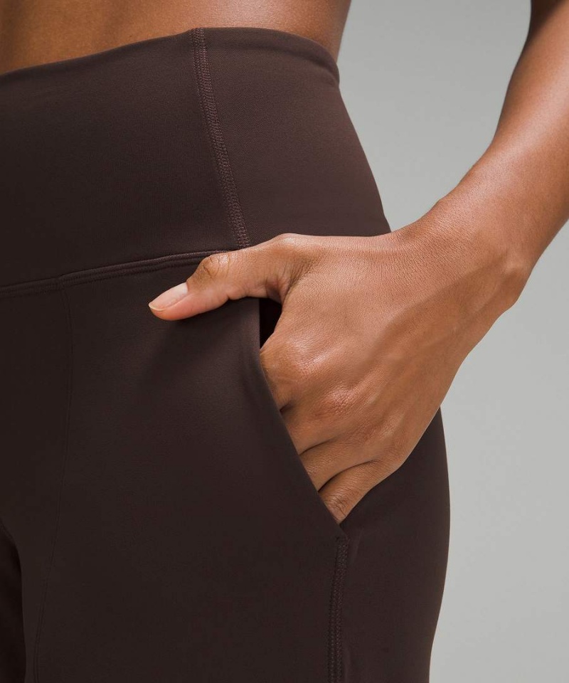 Pantalon Lululemon Align™ High-Rise Anchos-Leg Altas Mujer Negras Chile | 587GXYSDJ