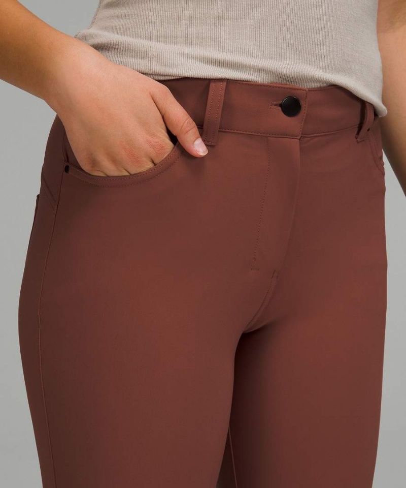 Pantalon Lululemon City Sleek Slim-Fit 5 Pocket High-Rise Mujer Cobra Cobra Chile | 429GPVDKJ