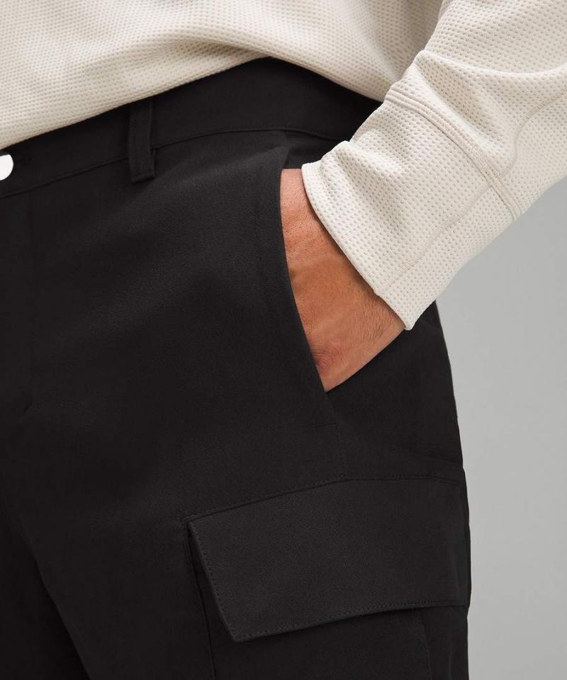 Pantalon Lululemon Classic-Fit Sueded Cargo Hombre Negras Chile | 627DTQGAZ