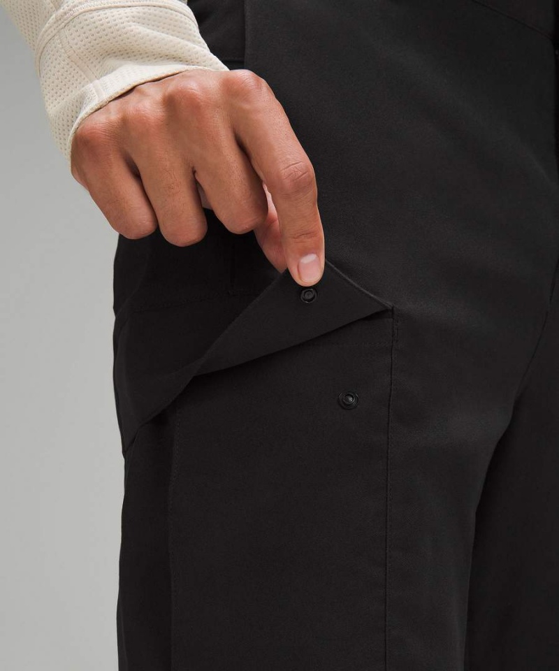 Pantalon Lululemon Classic-Fit Sueded Cargo Hombre Negras Chile | 627DTQGAZ
