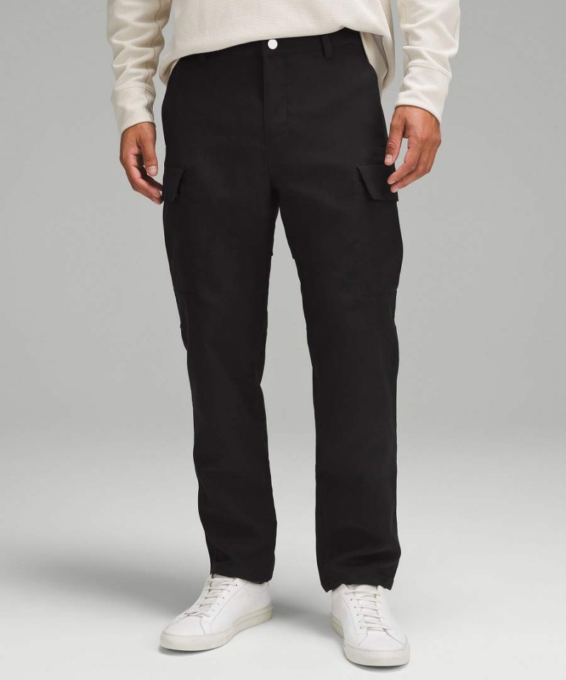Pantalon Lululemon Classic-Fit Sueded Cargo Hombre Negras Chile | 627DTQGAZ