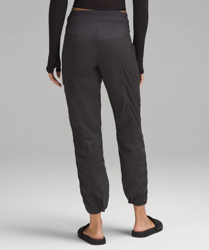 Pantalon Lululemon Dance Studio Mid-Rise Corta Mujer Gris Oscuro Chile | 862QFNWTI