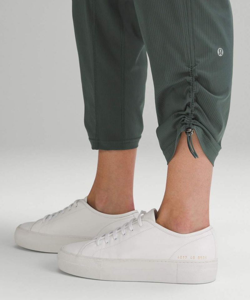 Pantalon Lululemon Dance Studio Mid-Rise Cropped Mujer Verde Oscuro Chile | 358KAVBOM