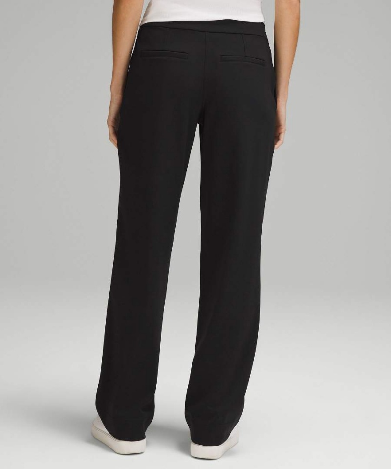 Pantalon Lululemon Directo-Leg Mid-Rise Luxtreme Regular Mujer Negras Chile | 961WHDJRN