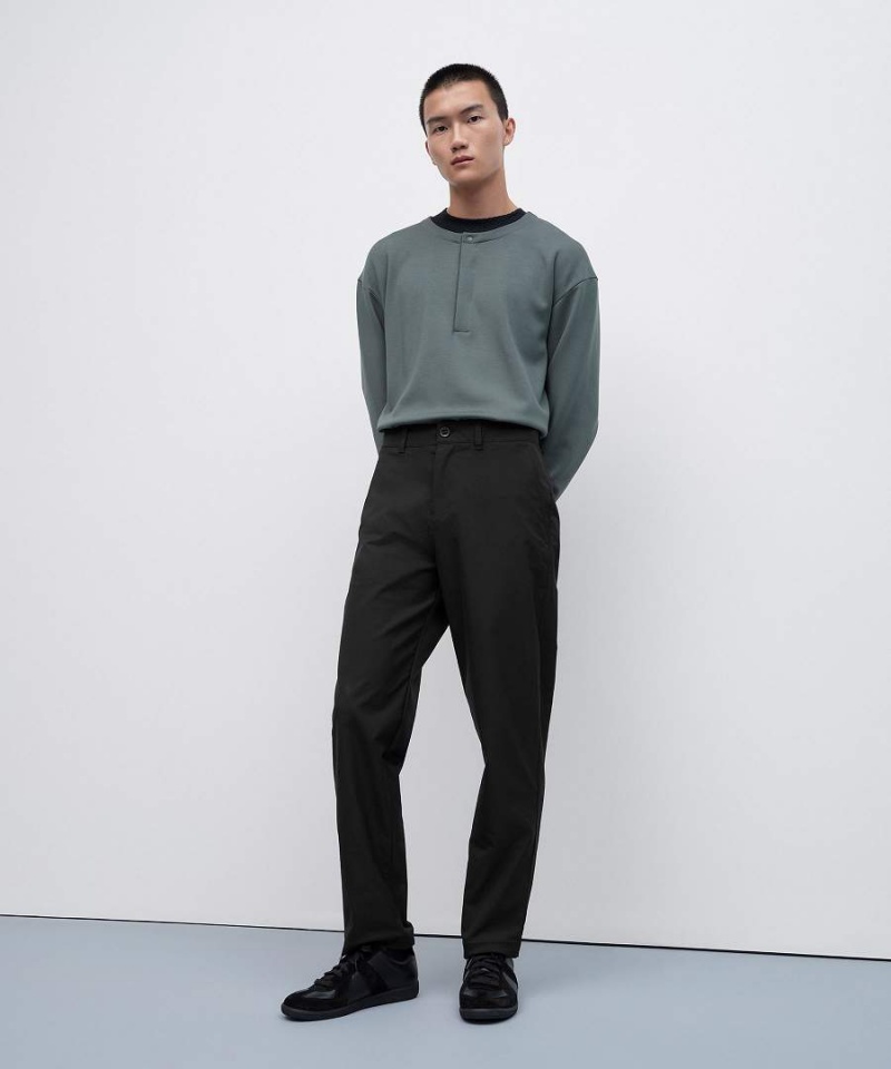 Pantalon Lululemon Relaxed-Tapered Twill Hombre Negras Chile | 231VZYJIL