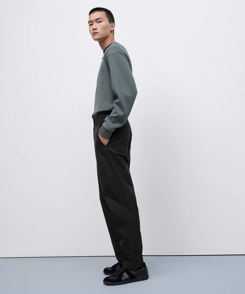 Pantalon Lululemon Relaxed-Tapered Twill Hombre Negras Chile | 231VZYJIL