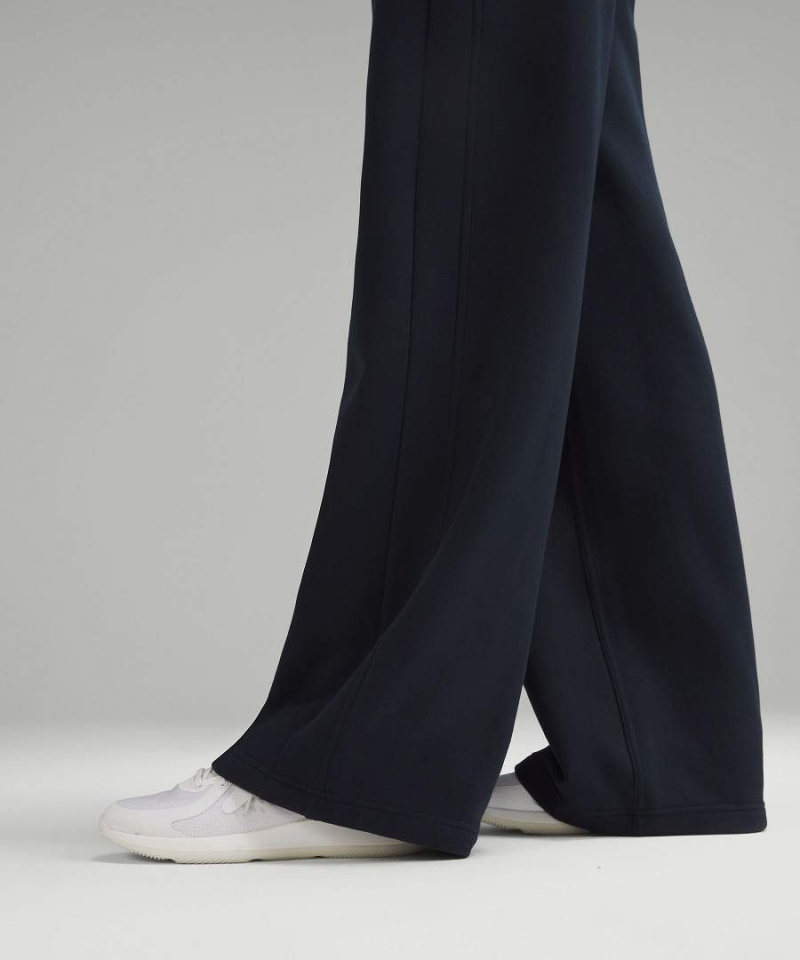 Pantalon Lululemon Scuba Mid-Rise Anchos-Leg Full Length Mujer Azul Marino Chile | 261KVZXMQ