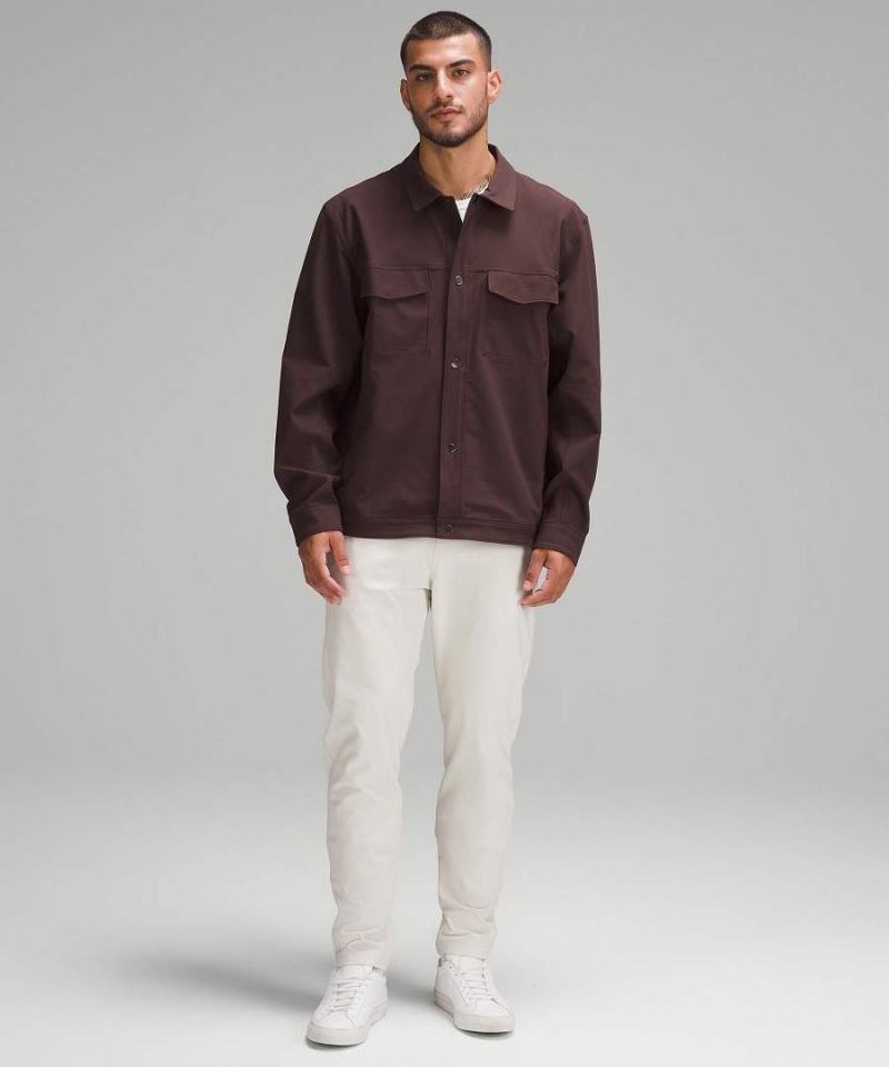 Pantalon Lululemon Slim-Tapered Heavy Twill Hombre Beige Chile | 861PCZTYK