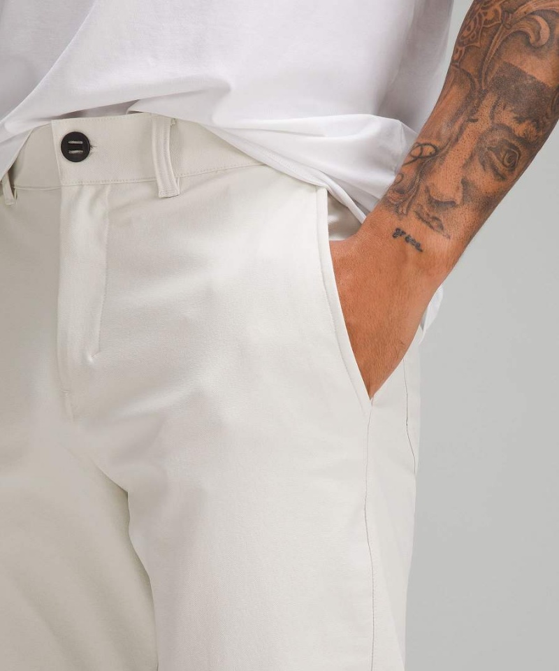 Pantalon Lululemon Slim-Tapered Heavy Twill Hombre Beige Chile | 861PCZTYK