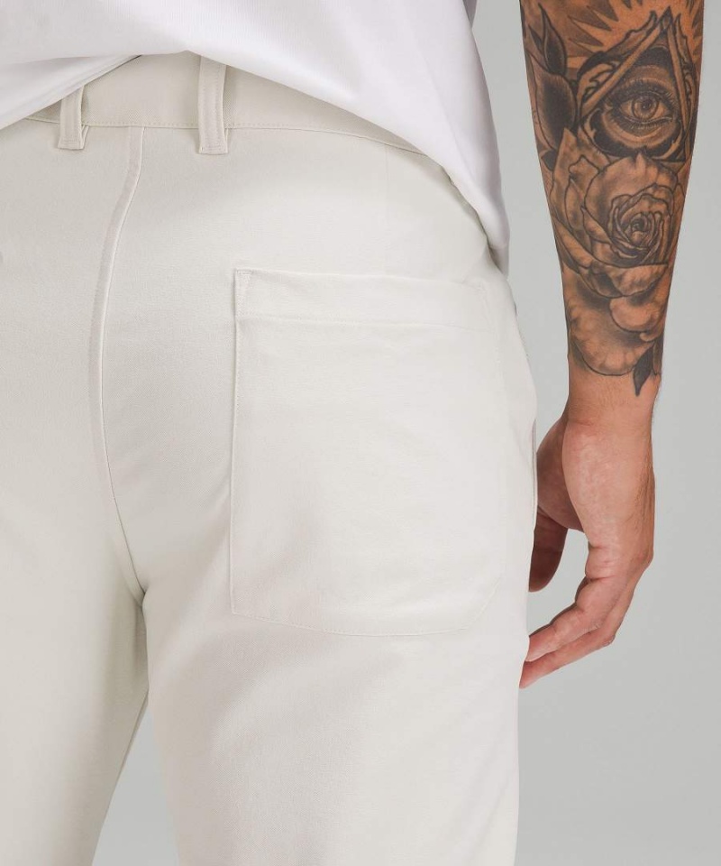 Pantalon Lululemon Slim-Tapered Heavy Twill Hombre Beige Chile | 861PCZTYK
