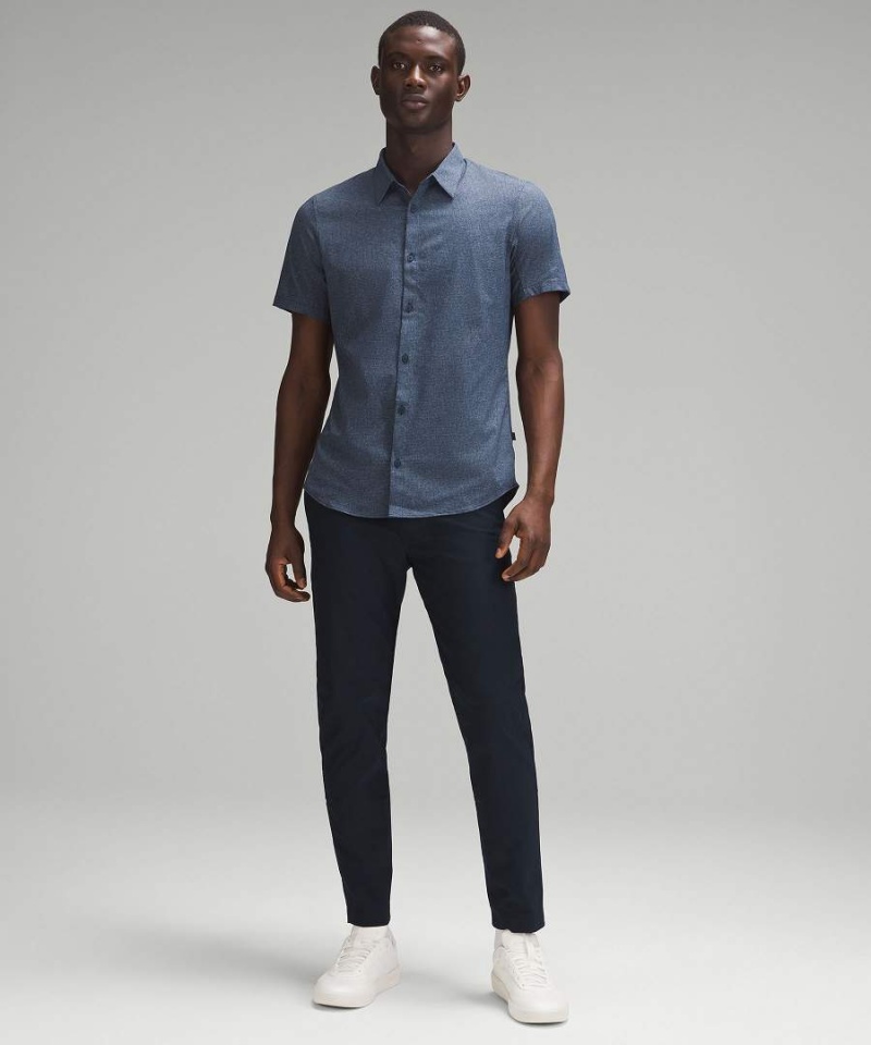 Pantalon Lululemon Slim-Tapered Twill Hombre Azul Marino Chile | 926WTVCIE