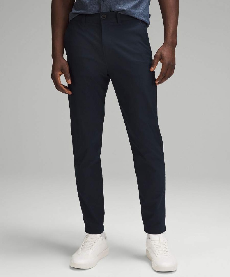 Pantalon Lululemon Slim-Tapered Twill Hombre Azul Marino Chile | 926WTVCIE