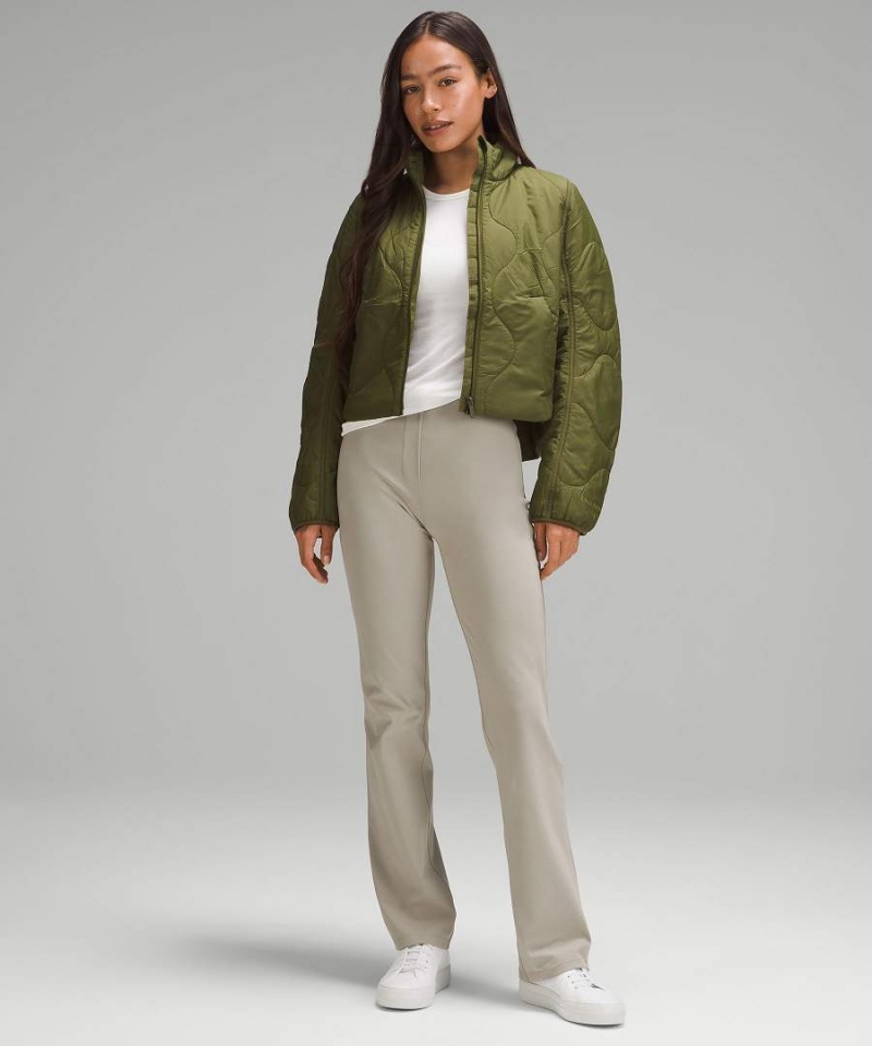 Pantalon Lululemon Smooth Fit Pull-On High-Rise Mujer Gris Oscuro Chile | 625SHQDRX