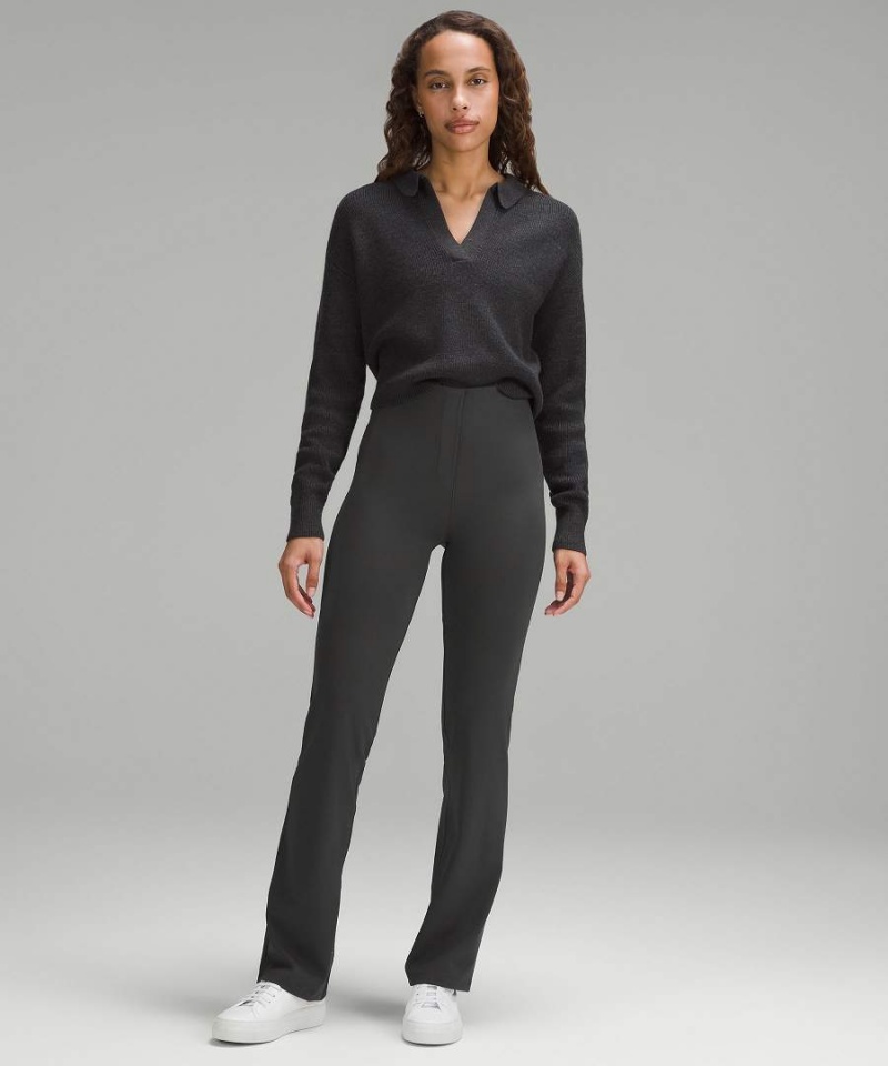 Pantalon Lululemon Smooth Fit Pull-On High-RiseTall Mujer Gris Oscuro Chile | 914TXJSCD
