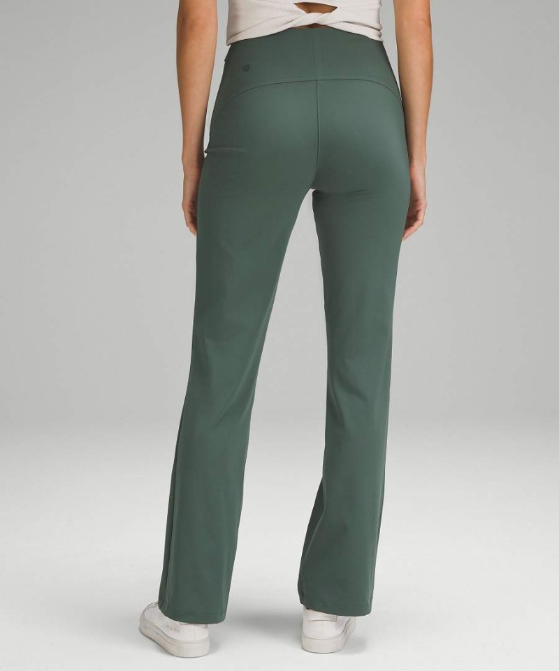 Pantalon Lululemon Smooth Fit Pull-On High-Rise Mujer Verde Oscuro Chile | 387VIEPMS