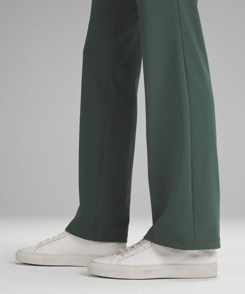 Pantalon Lululemon Smooth Fit Pull-On High-Rise Mujer Verde Oscuro Chile | 387VIEPMS