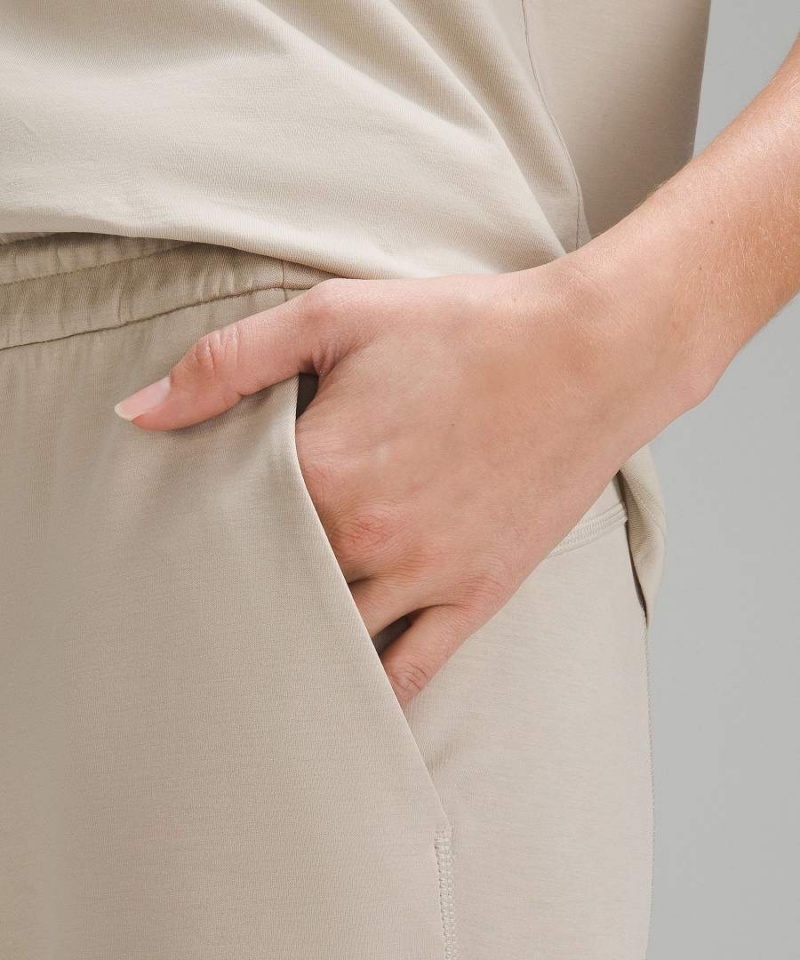 Pantalon Lululemon Softstreme High-Rise Directo-Leg Cropped Mujer Beige Chile | 872QFACUW