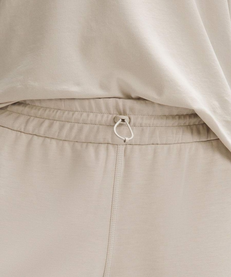 Pantalon Lululemon Softstreme High-Rise Directo-Leg Cropped Mujer Beige Chile | 872QFACUW