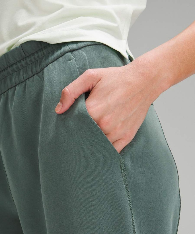 Pantalon Lululemon Softstreme High-Rise Directo-Leg Cropped Mujer Verde Oscuro Chile | 729BMKNCW