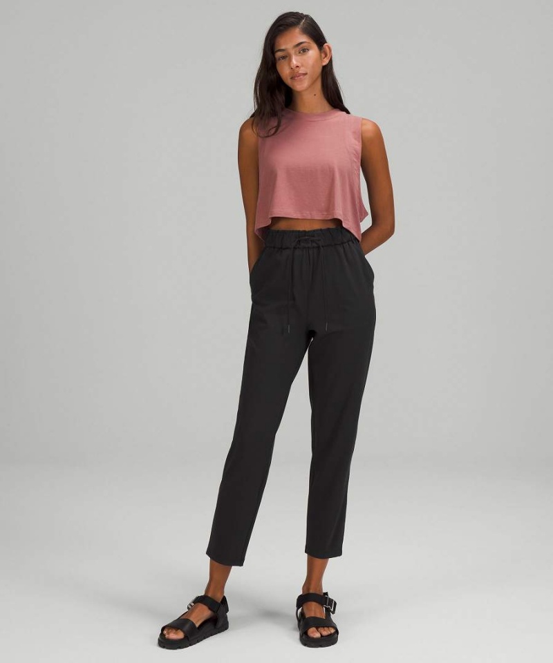 Pantalon Lululemon Stretch High-Rise 7/8 Length Mujer Negras Chile | 564ZIRCJS