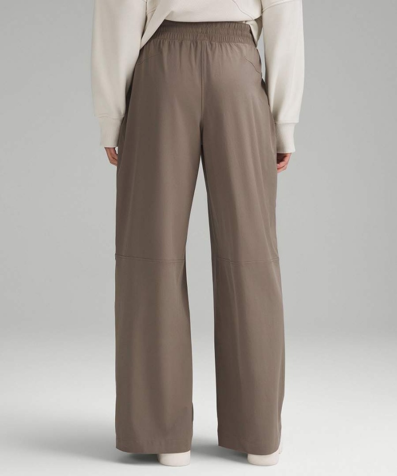 Pantalon Lululemon Swift Mid-Rise Anchos-Leg Full Length Mujer Gris Chile | 731YEJWCA