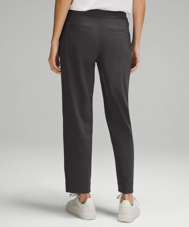 Pantalon Lululemon Tapered-Leg Mid-Rise 7/8 Length Luxtreme Mujer Gris Oscuro Chile | 379UXLQGR